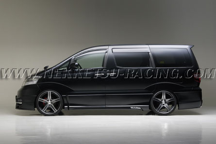 ชุดแต่งรถ สเกิร์ตรอบคันอัลพาร์ด ALPHARD 04-08 AH10 ทรง WALD
